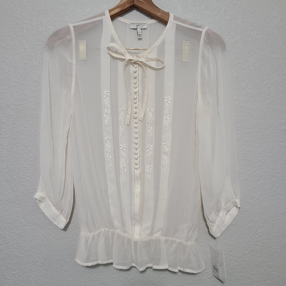 Joie Alpina Silk Blouse XS